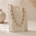 Goudkleurige tennis ketting met sterren Hailey Necklace van hi SISU